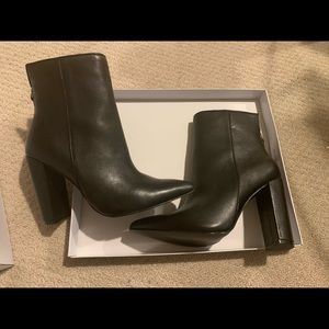 Steve Madden TRISTA BLACK LEATHER